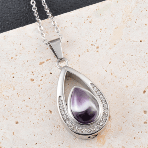 Collar urna amatista