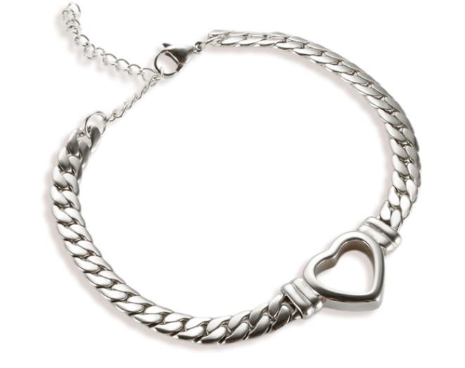 Pulsera acero con corazón "summer days" Pulsera acero con corazón "summer days"