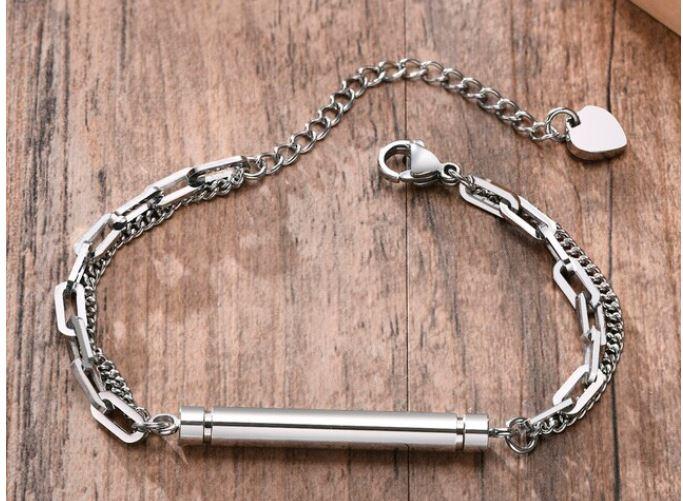 Pulsera acero urna cenizas